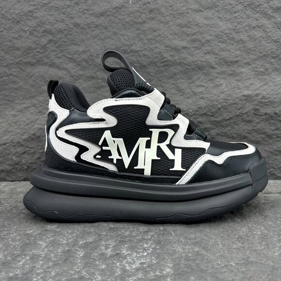 Amiri Platform Elevated Lace-Up Sneakers - Picture 7 of 9